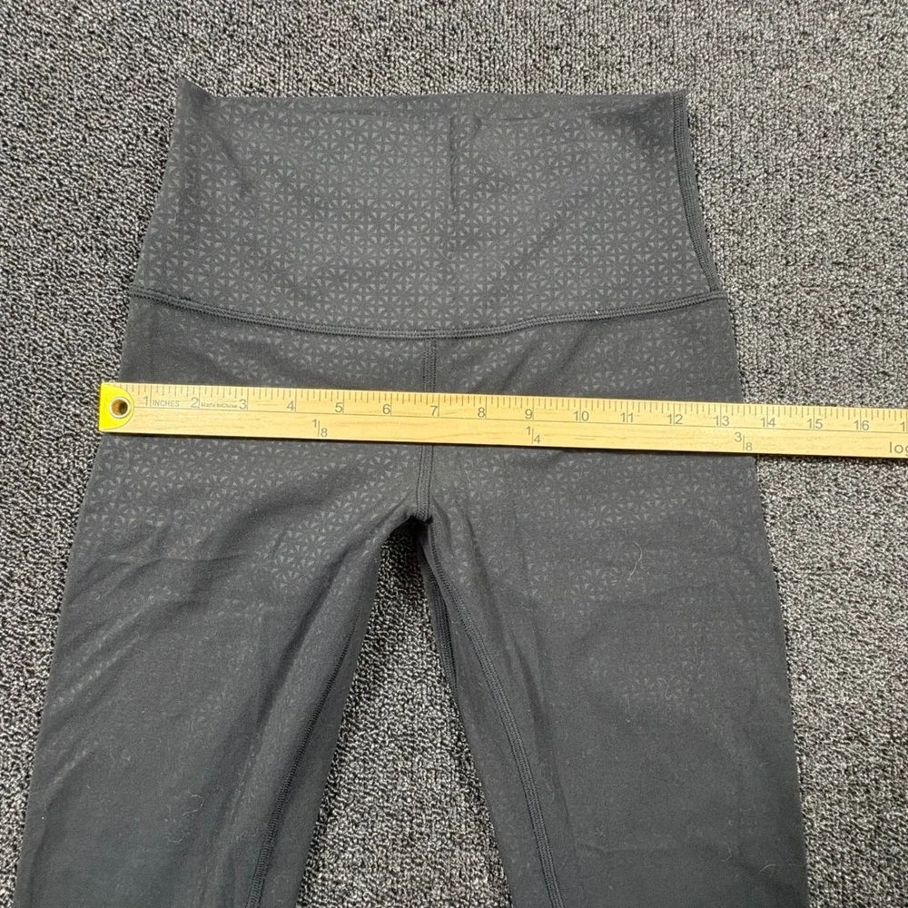 Lululemon Align High Rise Leggings Womens 2 Black Geometric Pattern Yoga Pants